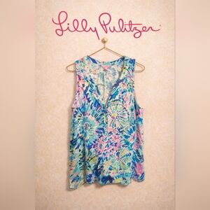 Lilly Pulitzer Vibrant Multicolor Tank Top